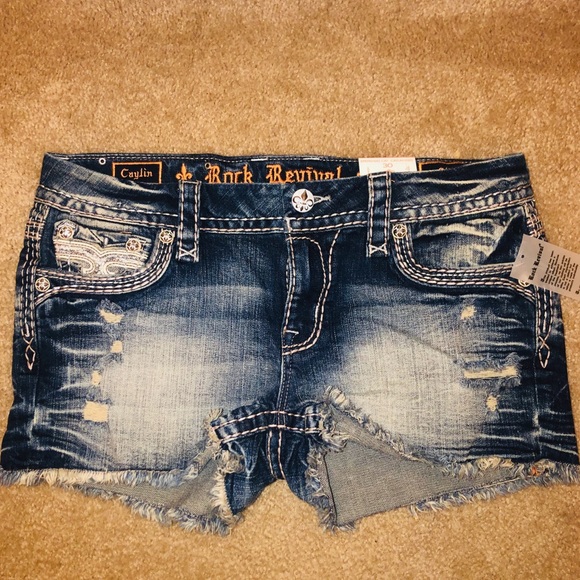 cheap rock revival shorts